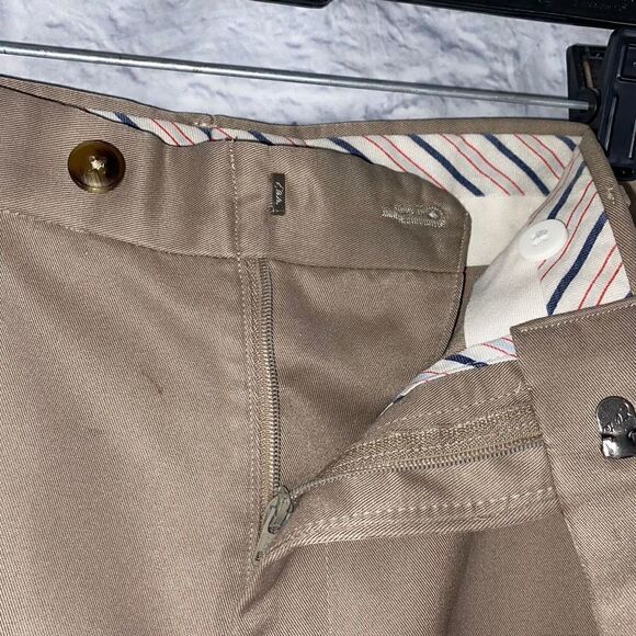 Roundtree & Yorke easy care flat front dress pants tan sz 42/30 - Picture 6 of 12